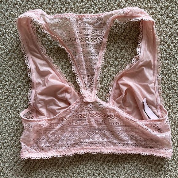 Victoria’s Secret Lacy Bralette Bra Bundle Purple Pink Blue Size Small Like New - Picture 7 of 10